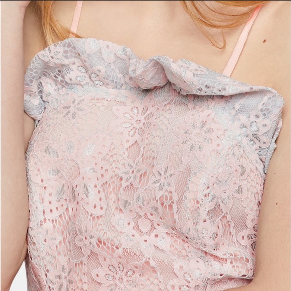 NWT BCBGeneration Ruffle Mini Dress in Pink - Picture 5 of 5